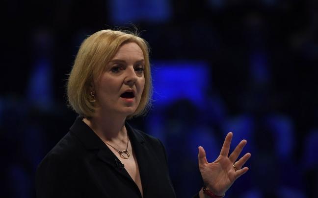 La candidata a 'premier' Liz Truss. La candidata a 'premier' Liz Truss.