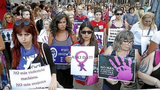 Manifestación contra las agresiones machistas. Manifestación contra las agresiones machistas.
