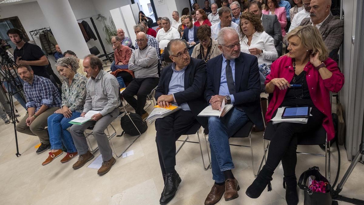 Un momento de la asamblea de la MCP este jueves por la mañana.