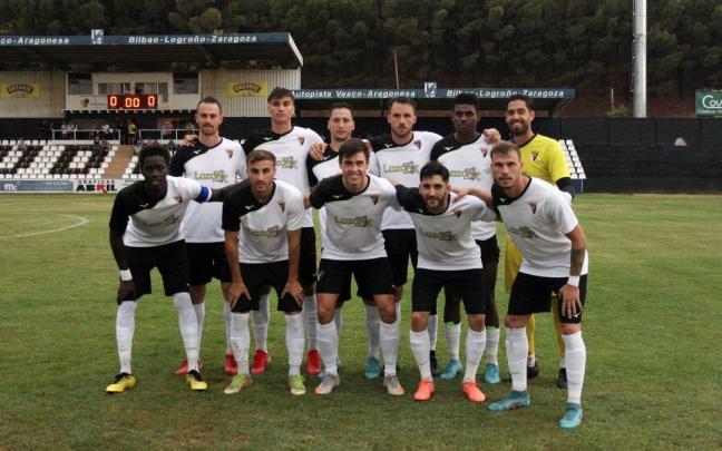 Once del Tudelano en el partido de Copa RFEF Once del Tudelano en el partido de Copa RFEF