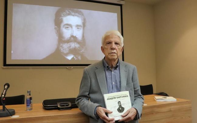 ´José María Macaya en la presentación de la biografía sobre Joaquín Gaztambide ´José María Macaya en la presentación de la biografía sobre Joaquín Gaztambide