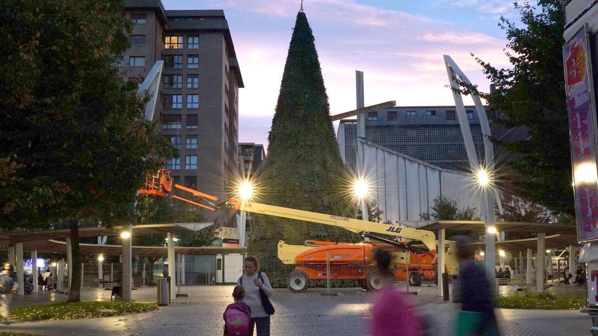 Bilbao empieza a preparar la Navidad