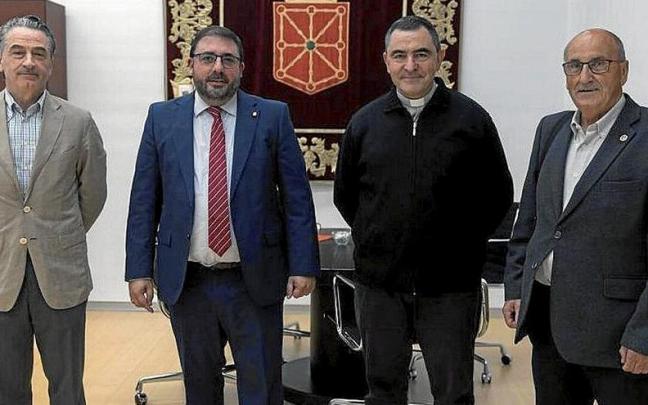 Juan Carlos Recio, Unai Hualde, Mikel Garciandía y José Mari Ustarroz.