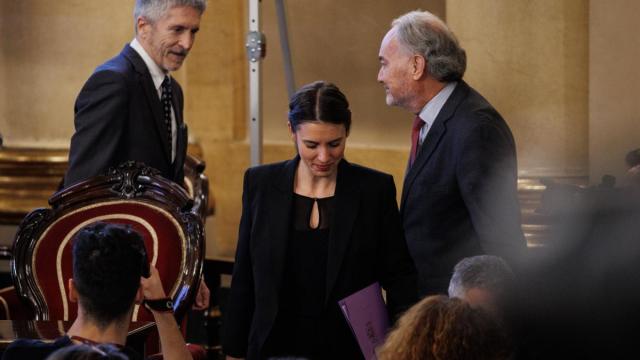 La ministra de Igualdad, Irene Montero, junto al ministro del Interior, Fernando Grande-Marlaska