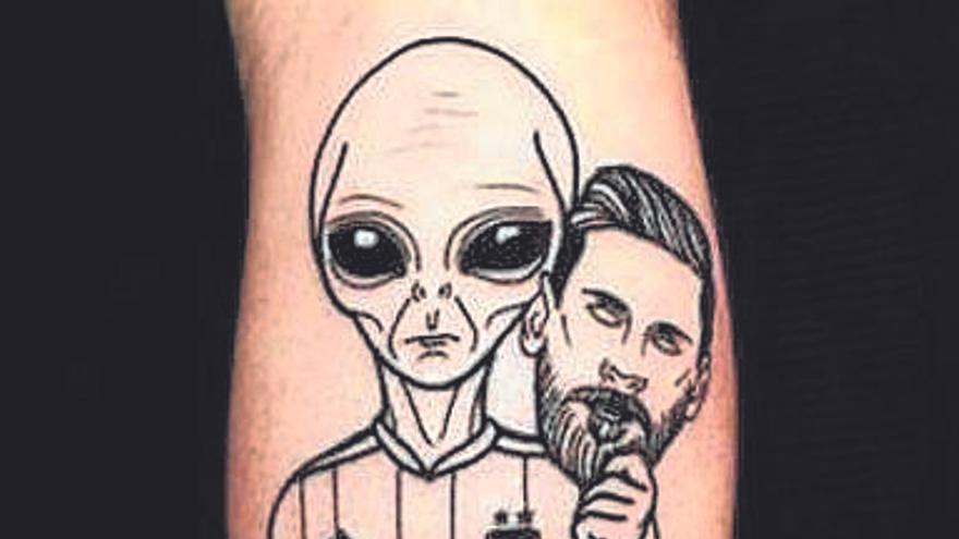 Messi, el extraterrestre.
