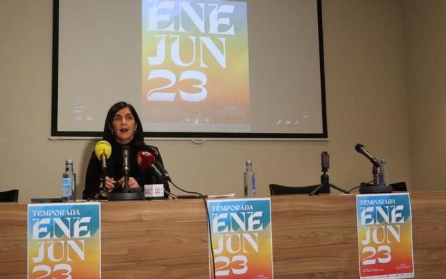 La concejala Merche A&ntilde;&oacute;n en la presentaci&oacute;n de la temporada del Gaztambide