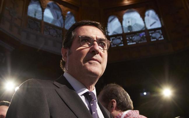 El presidente de la CEOE, Antonio Garamendi. El presidente de la CEOE, Antonio Garamendi.
