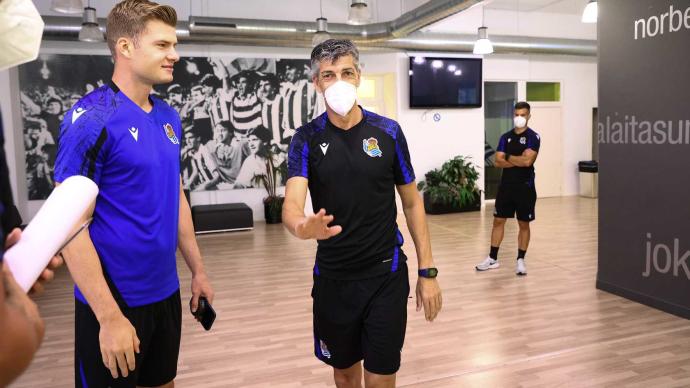 Real Sociedad | Alexander Sorloth ya es uno más en Zubieta