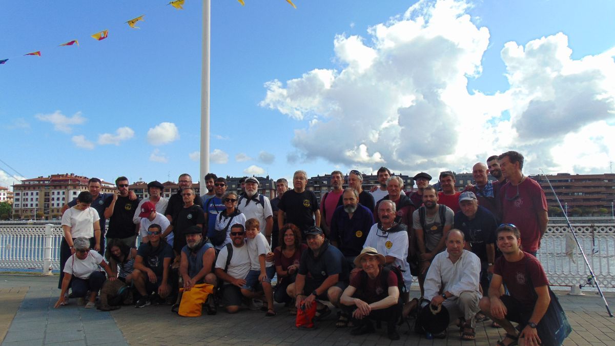 Amantes de estas embarcaciones se congregaron en Portugalete.