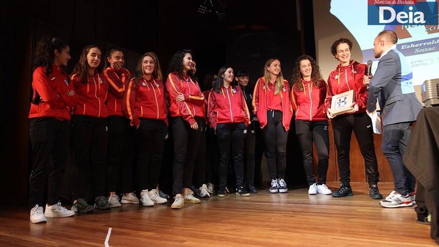 Gala de entrega de los XV Laboral Kutxa DEIA Hemendik Sariak Ezkerraldea