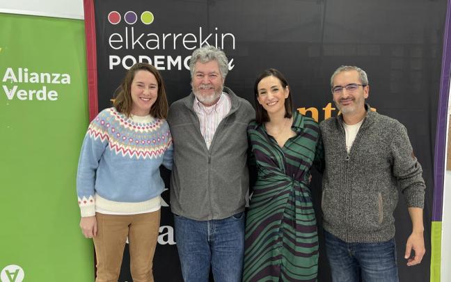 Participantes en la rueda de prensa de este jueves.