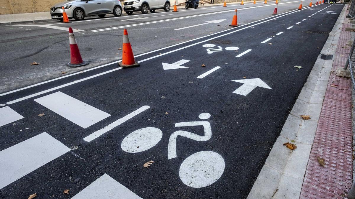 Carril bici del Labrit.