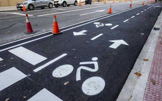 Carril bici del Labrit.