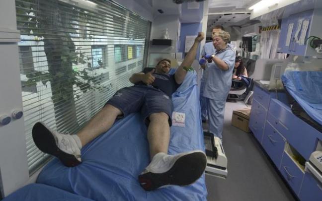 Donación de sangre solidaria en la Unidad Móvil Donación de sangre solidaria en la Unidad Móvil