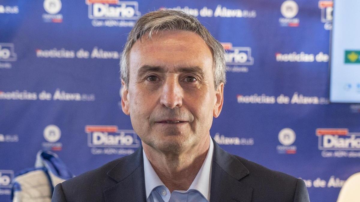 Luis García, en el encuentro AgroAraba.