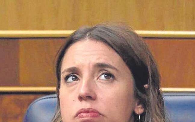 La ministra de Igualdad, Irene Montero, en el Congreso.