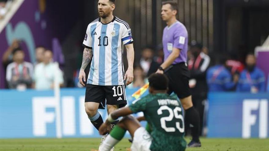 Messi, al final del partido.