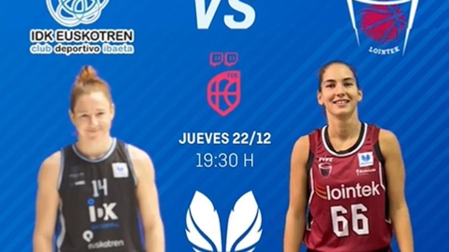 El Lointek Gernika se enfrenta hoy en el derbi contra el IDK Euskotren