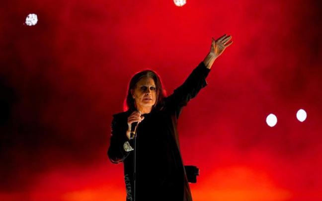 Ozzy Osbourne durante un concierto en Birmingham el verano pasado.