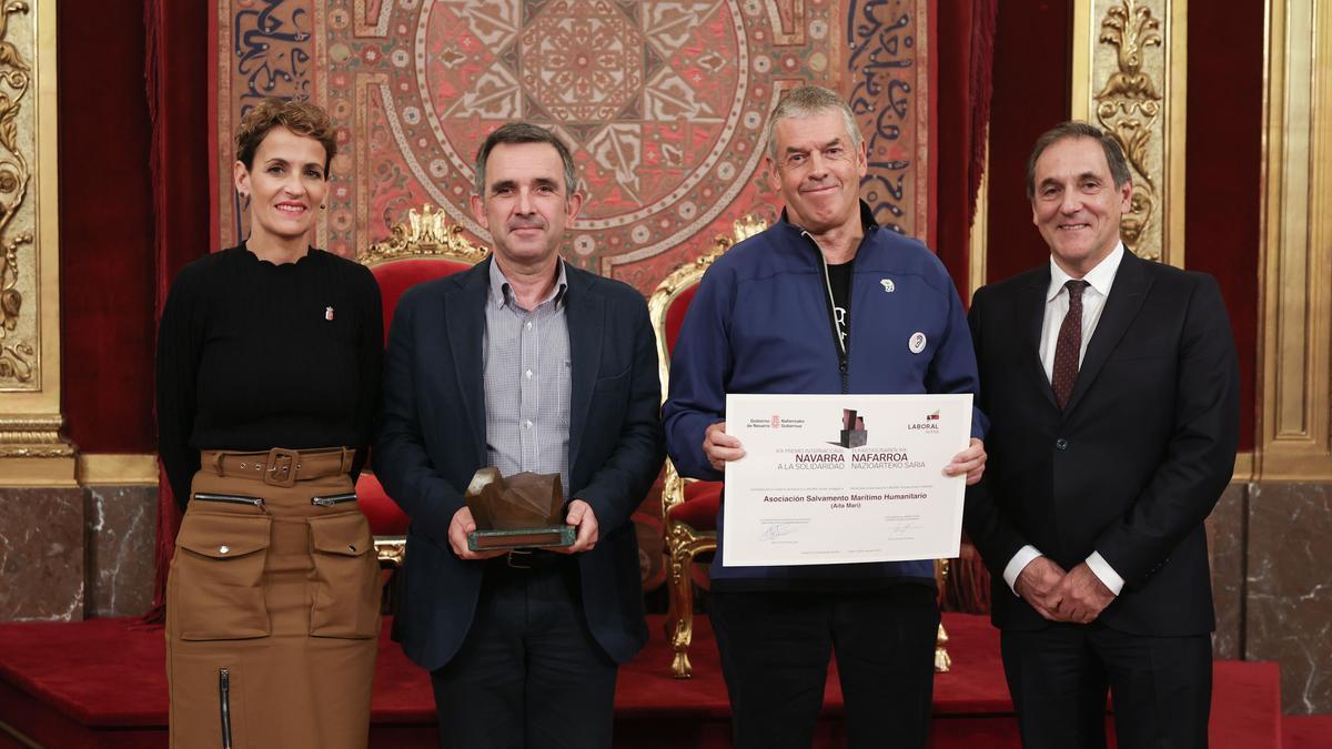 Un momento del acto de entrega del reconocimiento