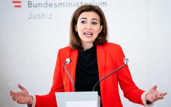 La ministra de Justicia austriaca, la ecologista Alma Zadic.