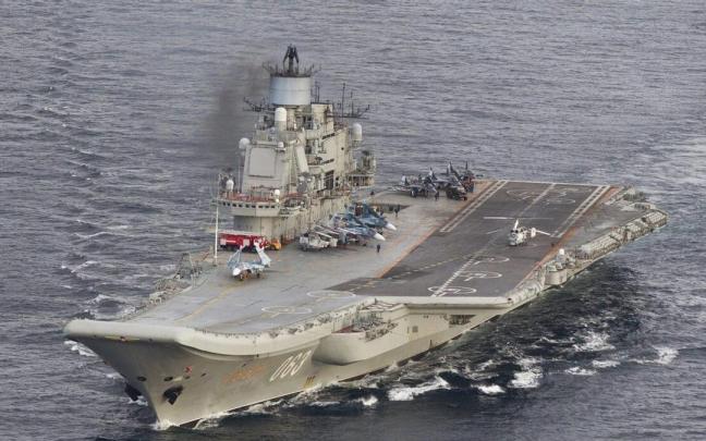 Imagen de archivo del portaaviones 'Almirante Kuznetsov'.