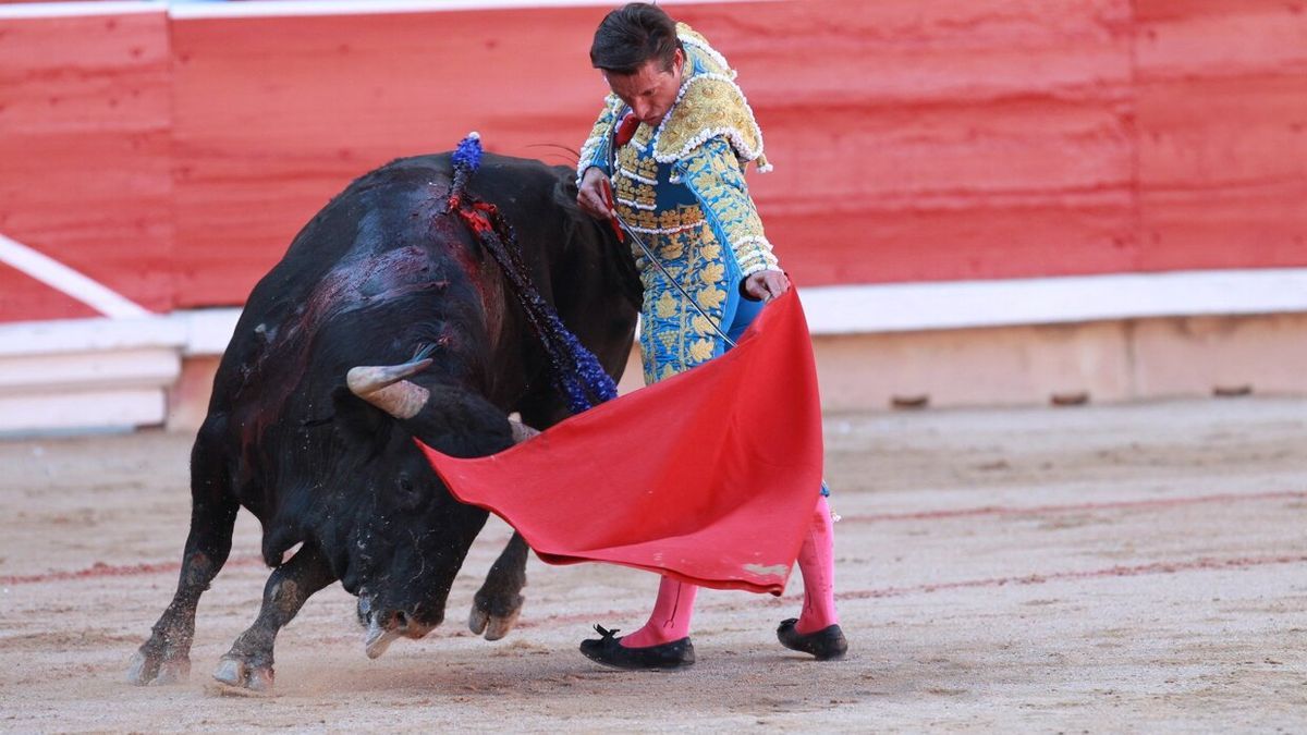 Diego Urdiales en la corrida del 10 de julio de 2019 con toros de la ganadería de Jandilla