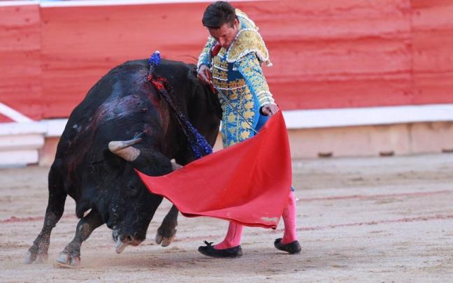 Diego Urdiales en la corrida del 10 de julio de 2019 con toros de la ganader&iacute;a de Jandilla