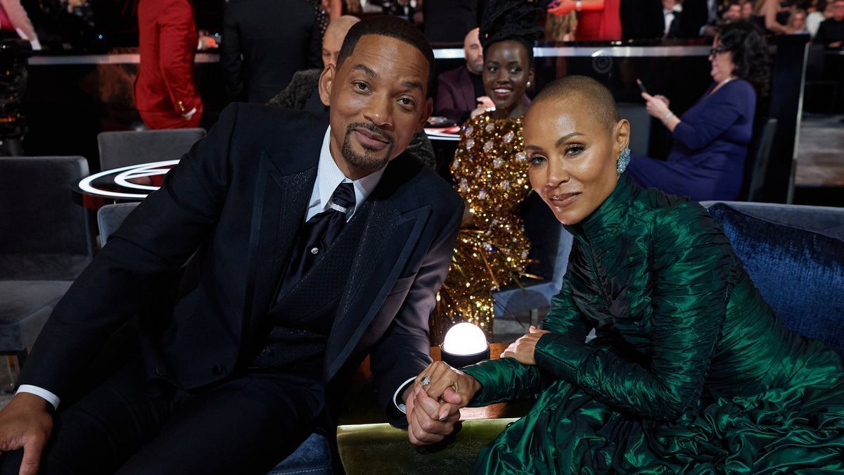 Will Smith y Jada Pinkett Smith en la gala de los Oscar celebrada en el Dolby Theatre.