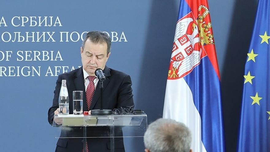 El ministro de Exteriores serbio, Ivica Dacic.