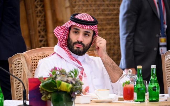 El príncipe heredero saudí Mohamed bin Salmán en la cumbre del G20. El príncipe heredero saudí Mohamed bin Salmán en la cumbre del G20.