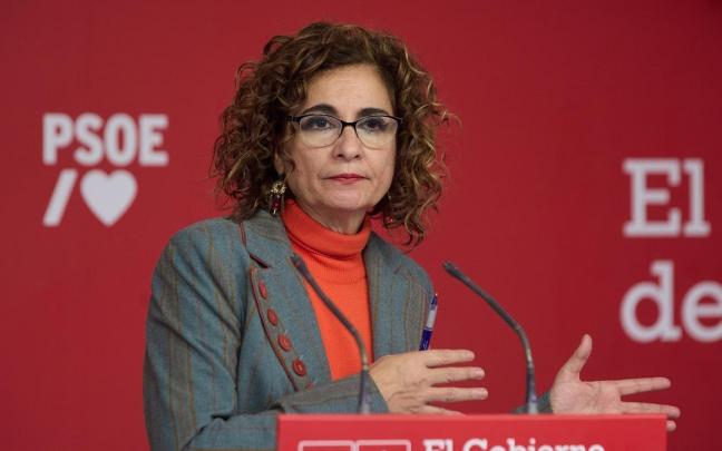 La vicesecretaria general del PSOE y ministra de Hacienda, Mar&iacute;a Jes&uacute;s Montero.