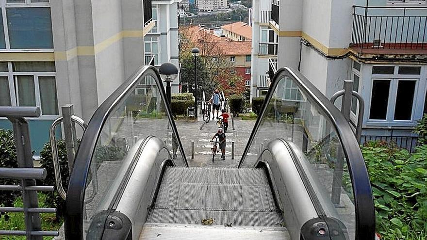 Escaleras mecánicas de la parte alta de San Pedro. | FOTO: A.M.