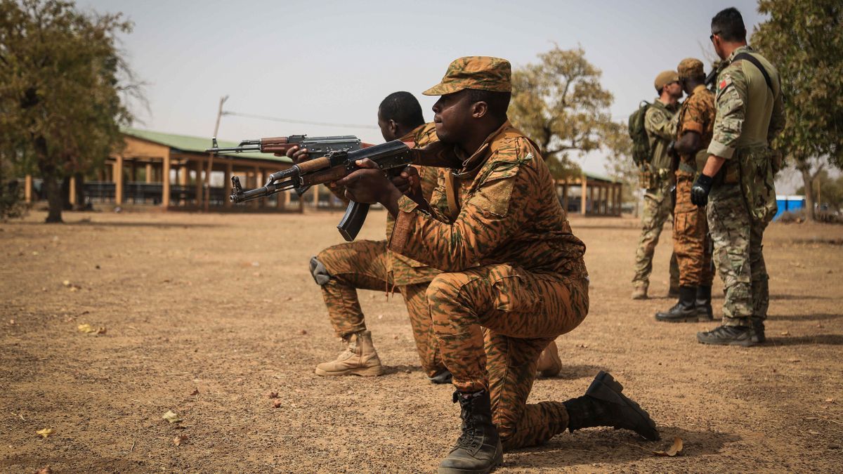 Imagen de archivo de militares de Burkina Faso.