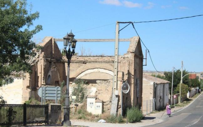 Vista del Humiladero desde el puente del Ebro