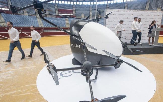 Aerotaxi diseñado por Tecnalia. Aerotaxi diseñado por Tecnalia.