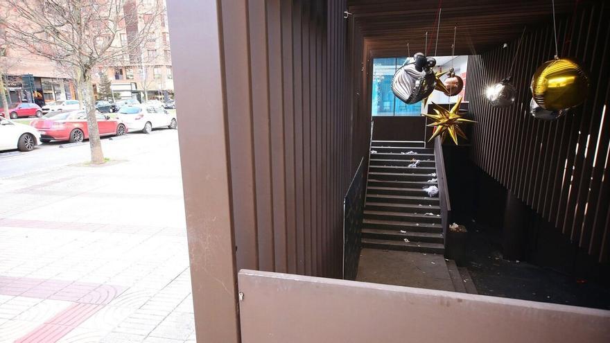 Escaleras de la discoteca en las que se produjeron los hechos.