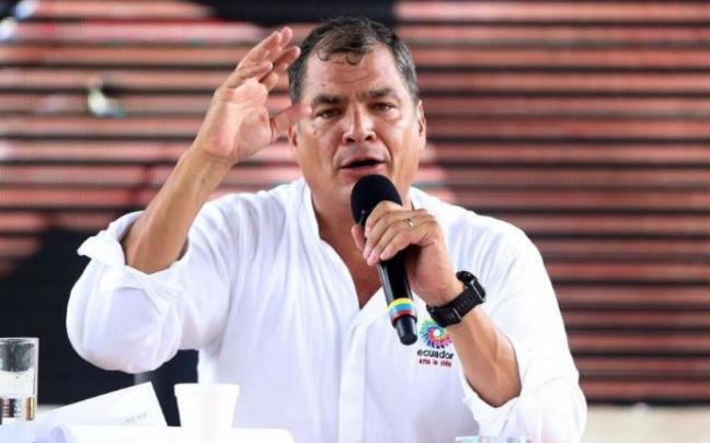 El expresidente ecuatoriano Rafael Correa.