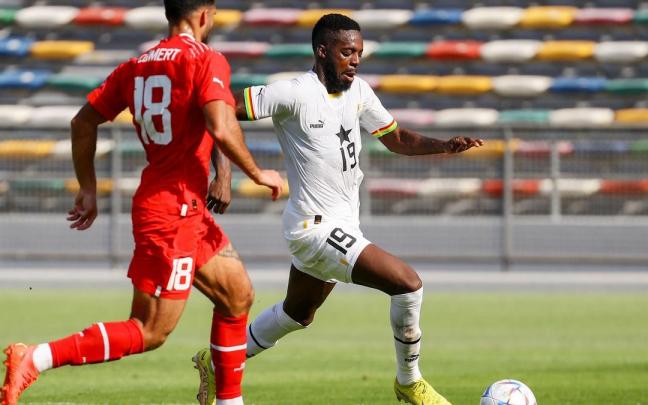 Iñaki Williams durante el partido de Ghana ante Suiza Iñaki Williams durante el partido de Ghana ante Suiza