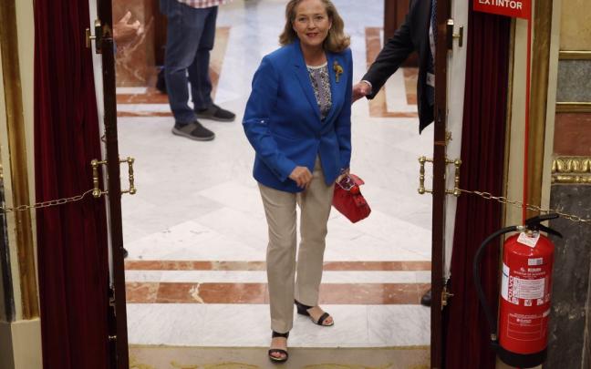 La ministra de Asuntos Económicos, Nadia Calviño. La ministra de Asuntos Económicos, Nadia Calviño.
