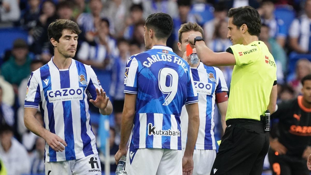 Expulsión del jugador de la Real Sociedad