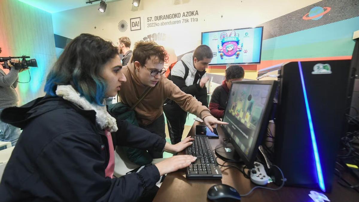 Gamer Gela en la Azoka de Durango.