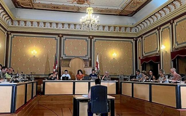 La Corporación bergaresa en el Pleno celebrado el lunes. | FOTO: B.U.