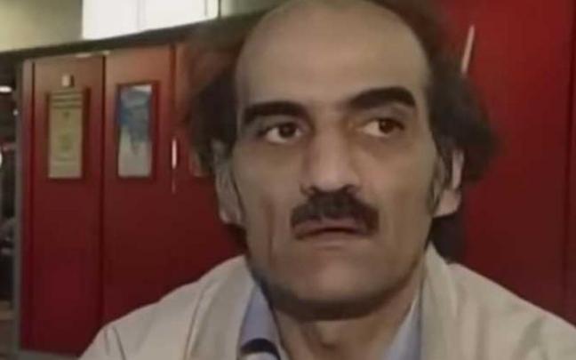 El refugiado iraní Mehran Karimi Naseri.