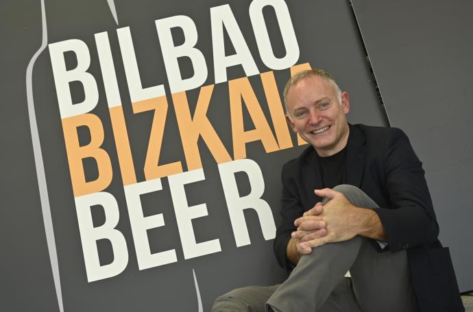 Eduardo Saiz Lekue, socio fundador de La Salve y organizador del Bilbao Bizkaia Beer.