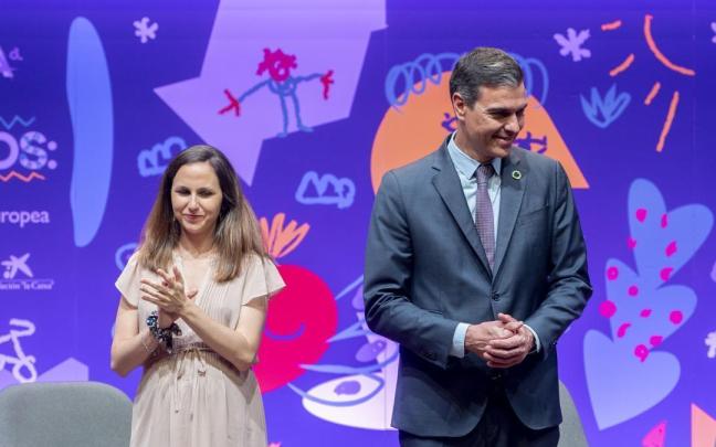 Ione Belarra y Pedro Sánchez en una imagen de archivo.