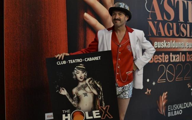 El actor, en una reciente visita a Euskalduna