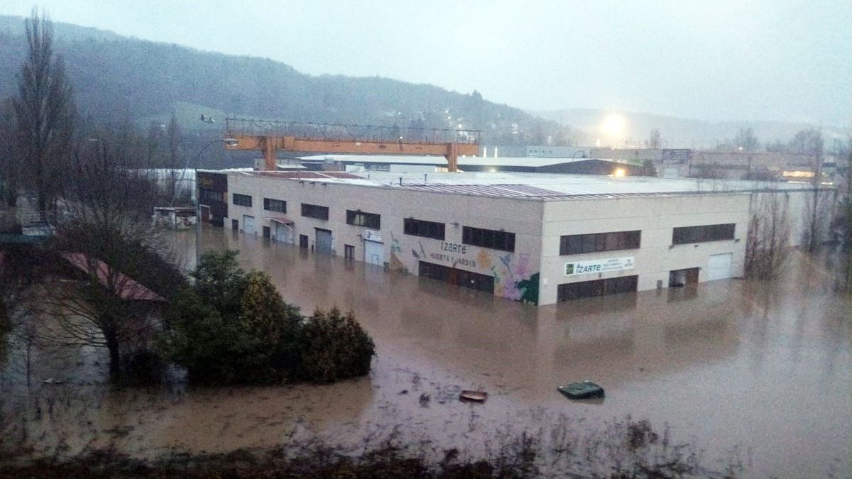 El polígono de Isasia este pasado invierno.