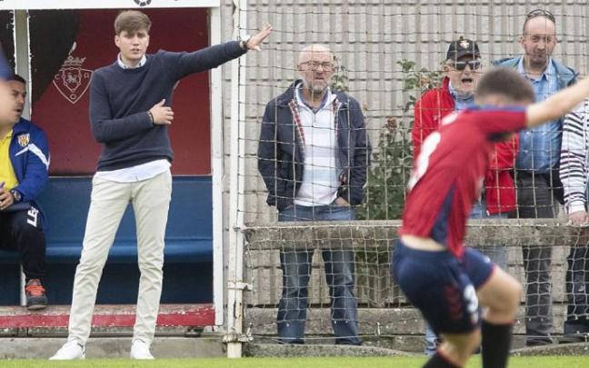 Pablo Álvarez, durante un partido del Izarra