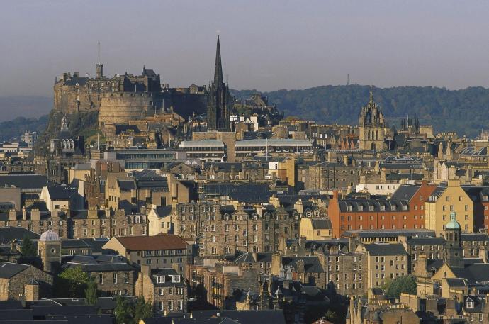 Panorámica de Edimburgo, capital de Escocia.